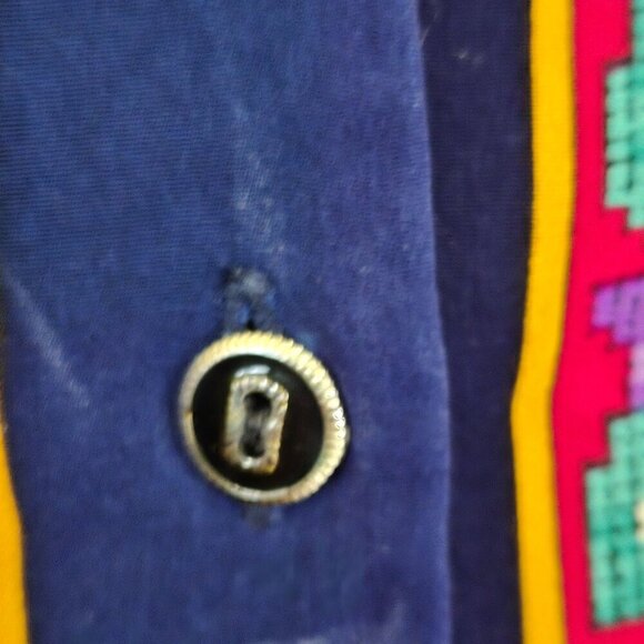 Colorful Designer Inspired Miami Shirt No Labels Gorgeous Statement Piece Size L - Picture 4 of 5